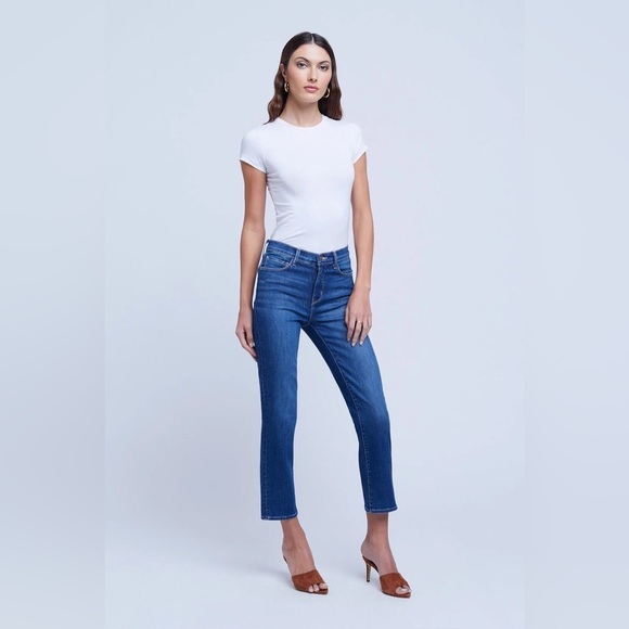 L'AGENCE Denim - L’agence Alexia High Rise Crop Cigarette Jeans